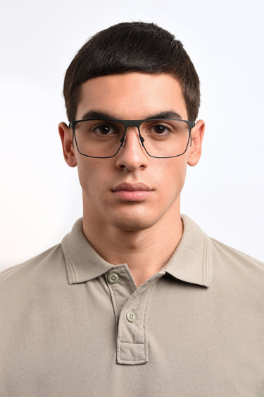 Premium Men Tommy Hilfiger Eyeglasses: TH 1861 - Matte Blue - SpecSMART Eye Clinic (Front Face View)